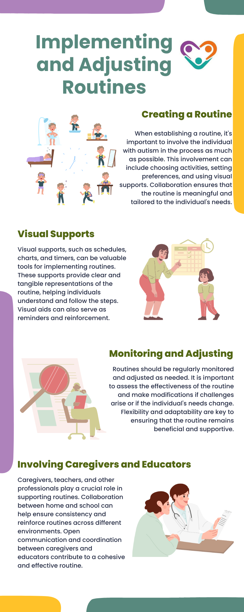 autism routine examples