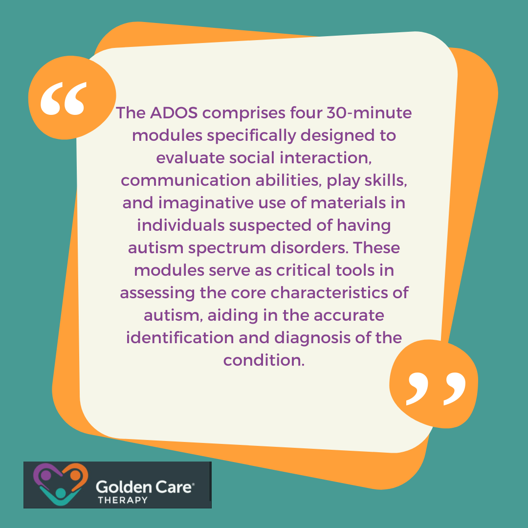 ADOS test for autism