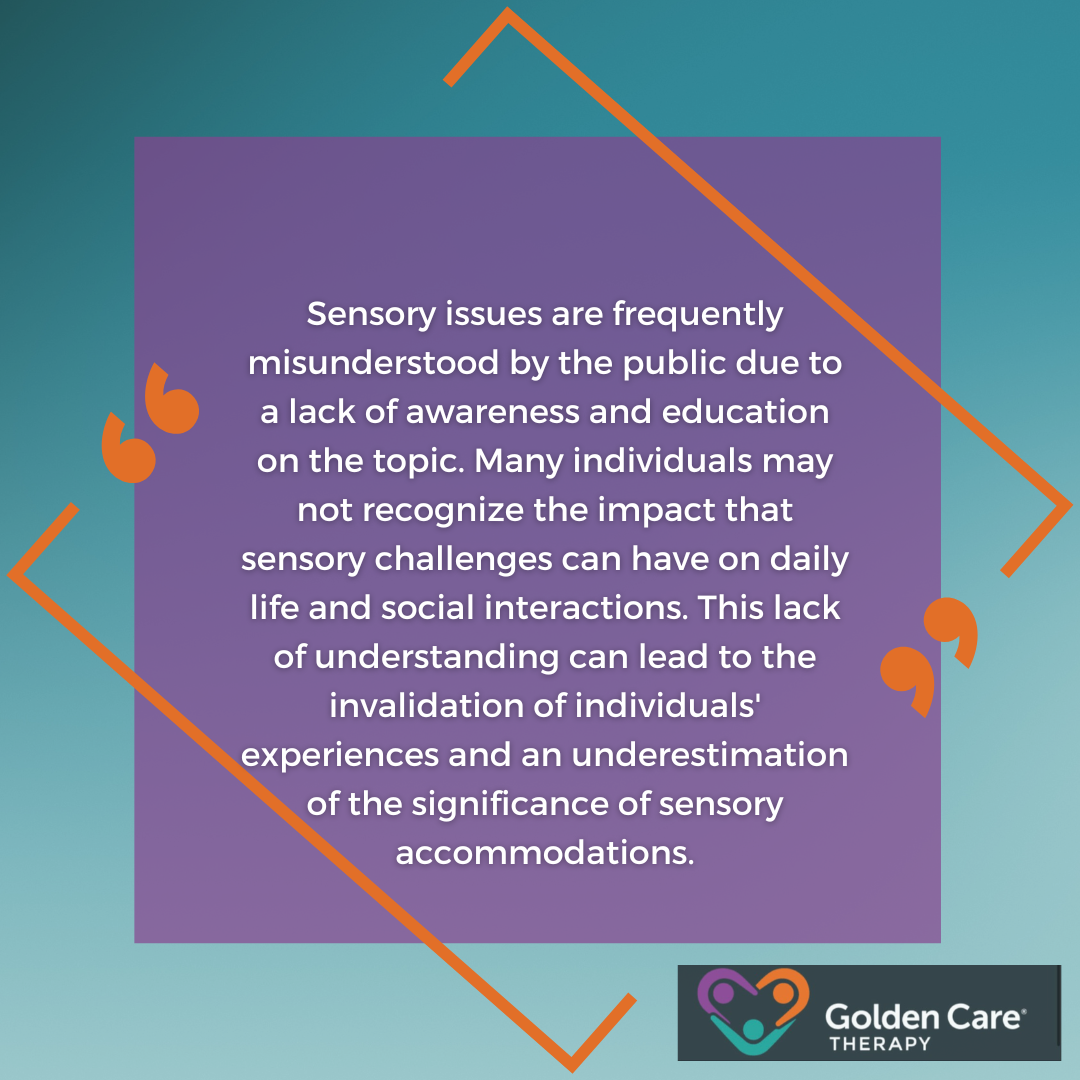 are sensory issues often misunderstood in public