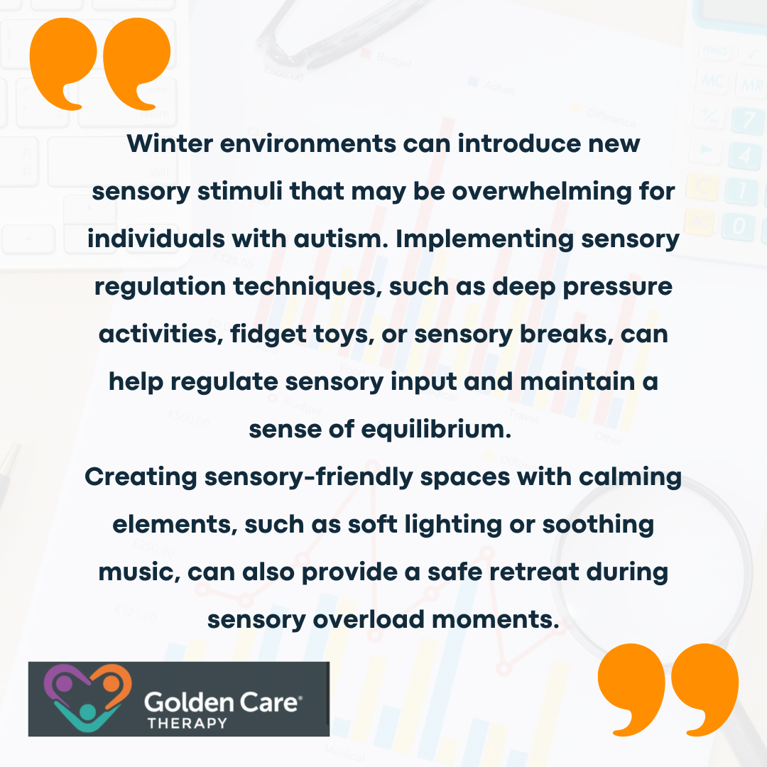 winter sensory activities for autistic individuals