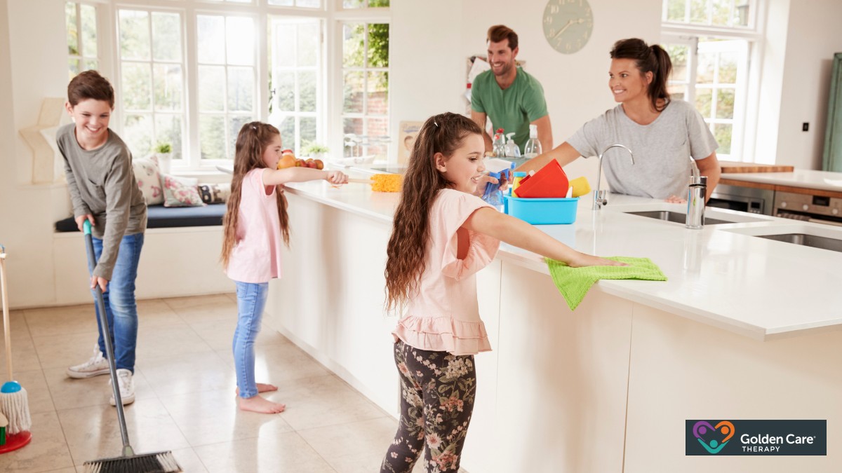 how to handle household chores with autism