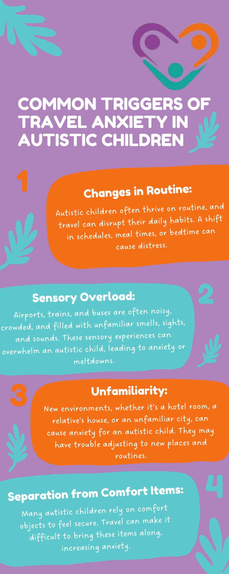 ways to address travel anxiety in autistic children