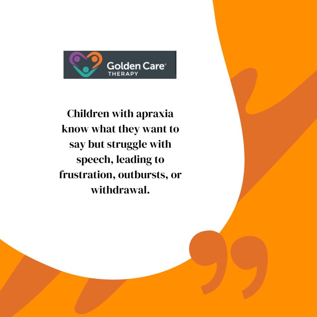 Identifying Apraxia Symptoms in Autism: A Guide - Golden Care Therapy