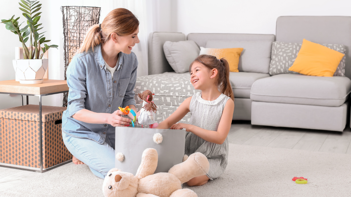 what helps an autistic child organize their belongings