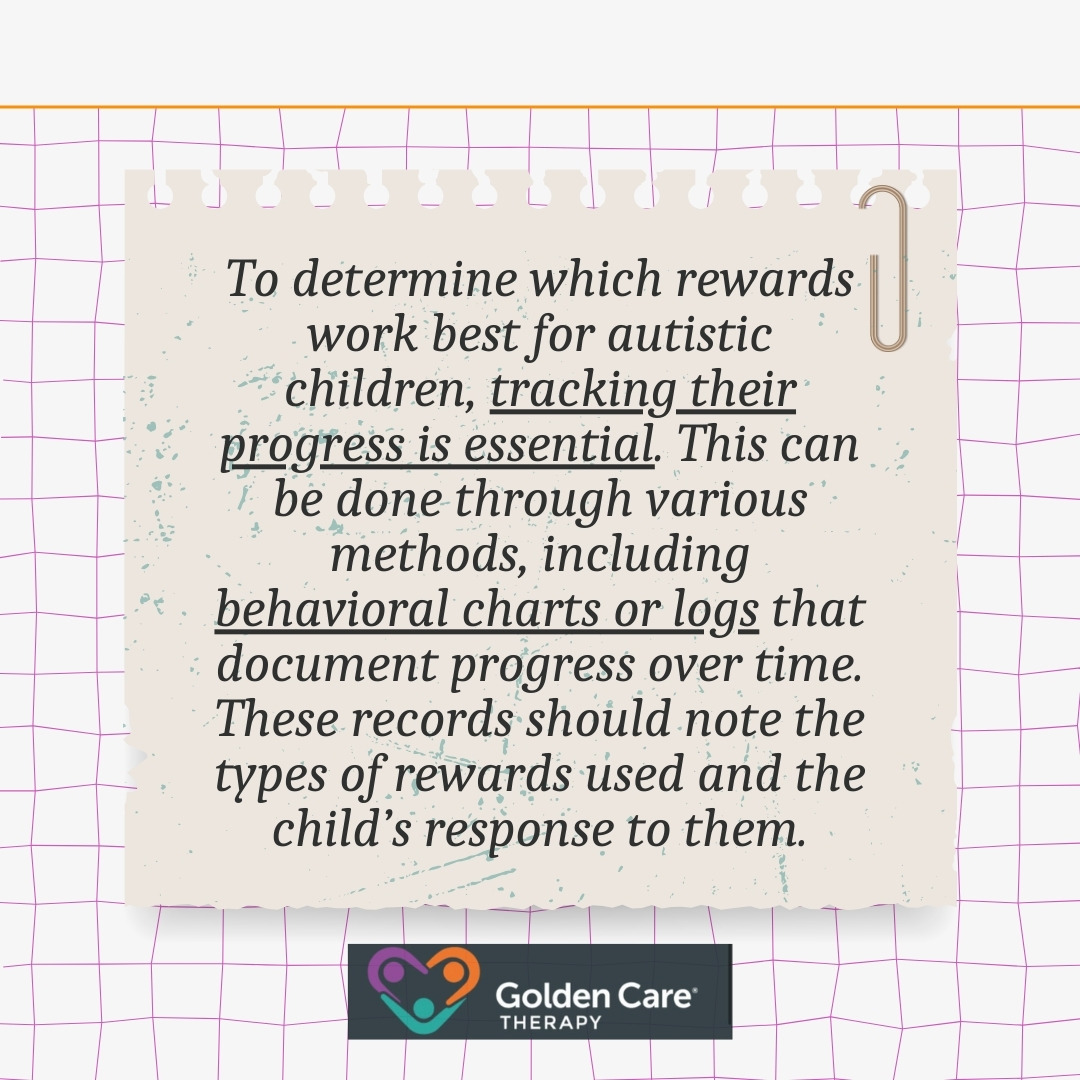 what rewards work best for autistic children