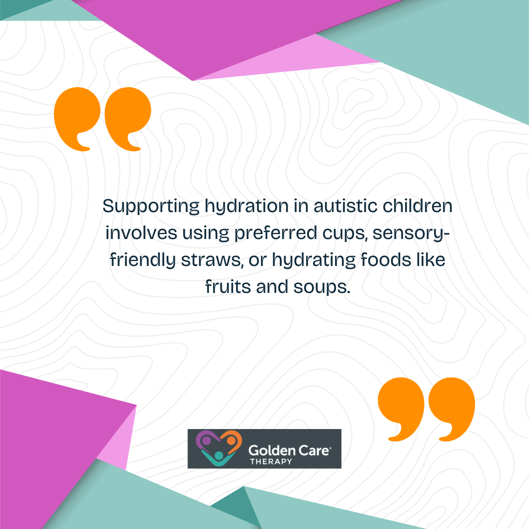 how does hydration affect autistic kids