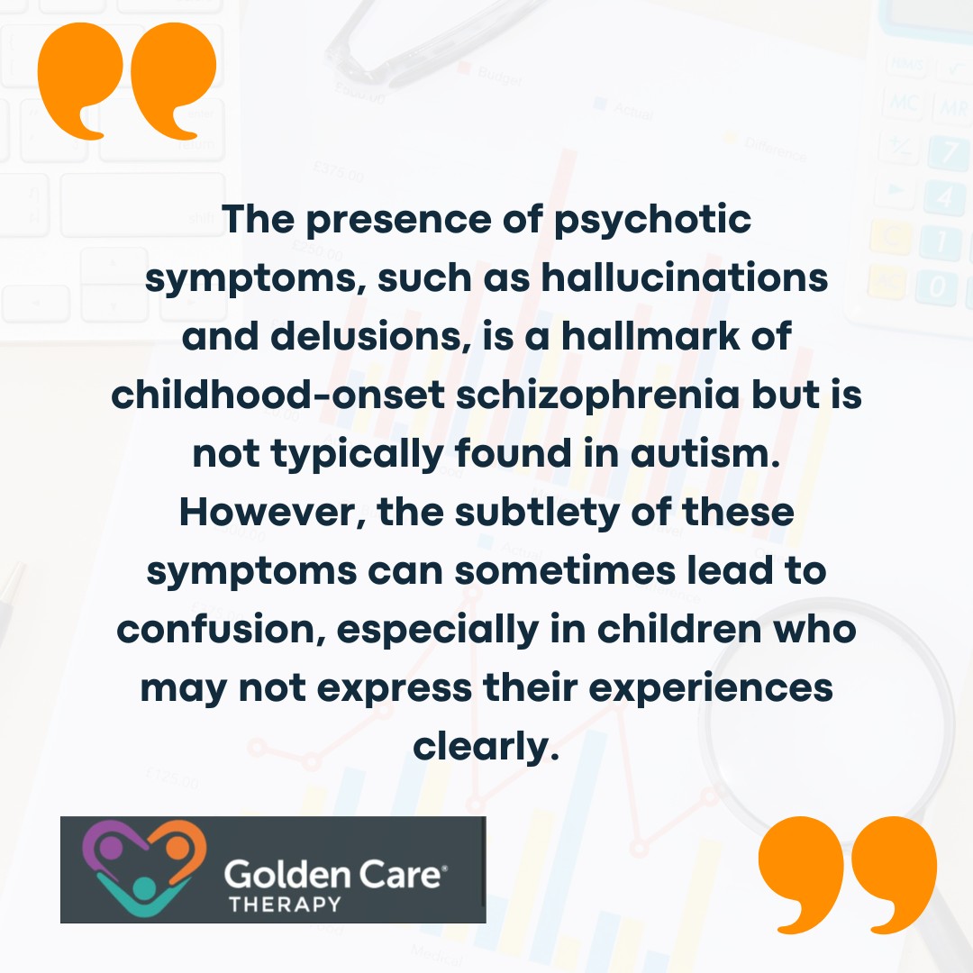 how does childhood schizophrenia affect autistic children