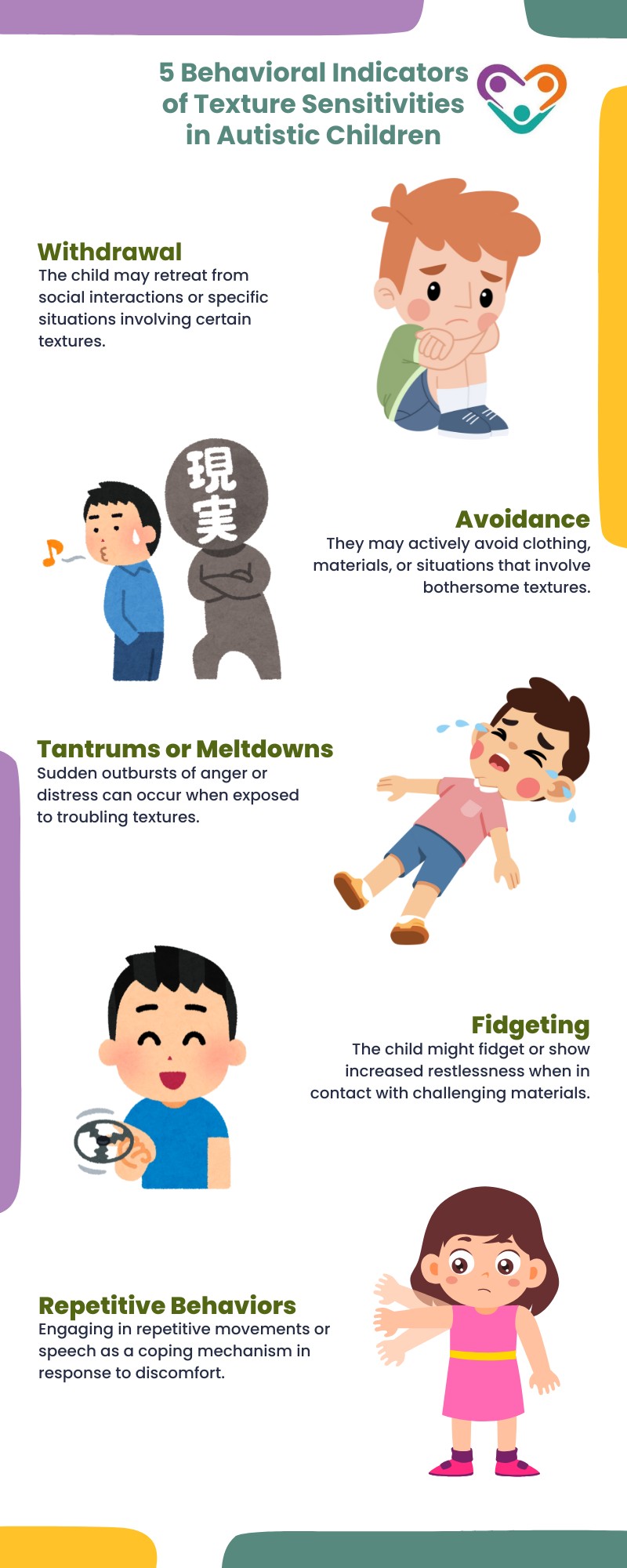 textures that bother autistic children