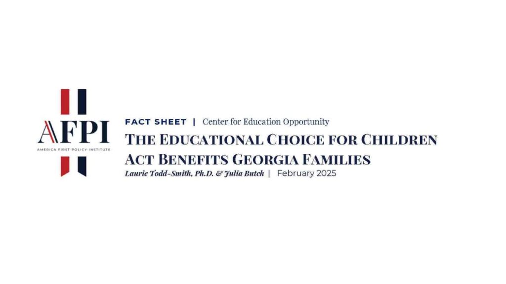 Federal School Choice Bill Could Unlock More Education Options in Georgia